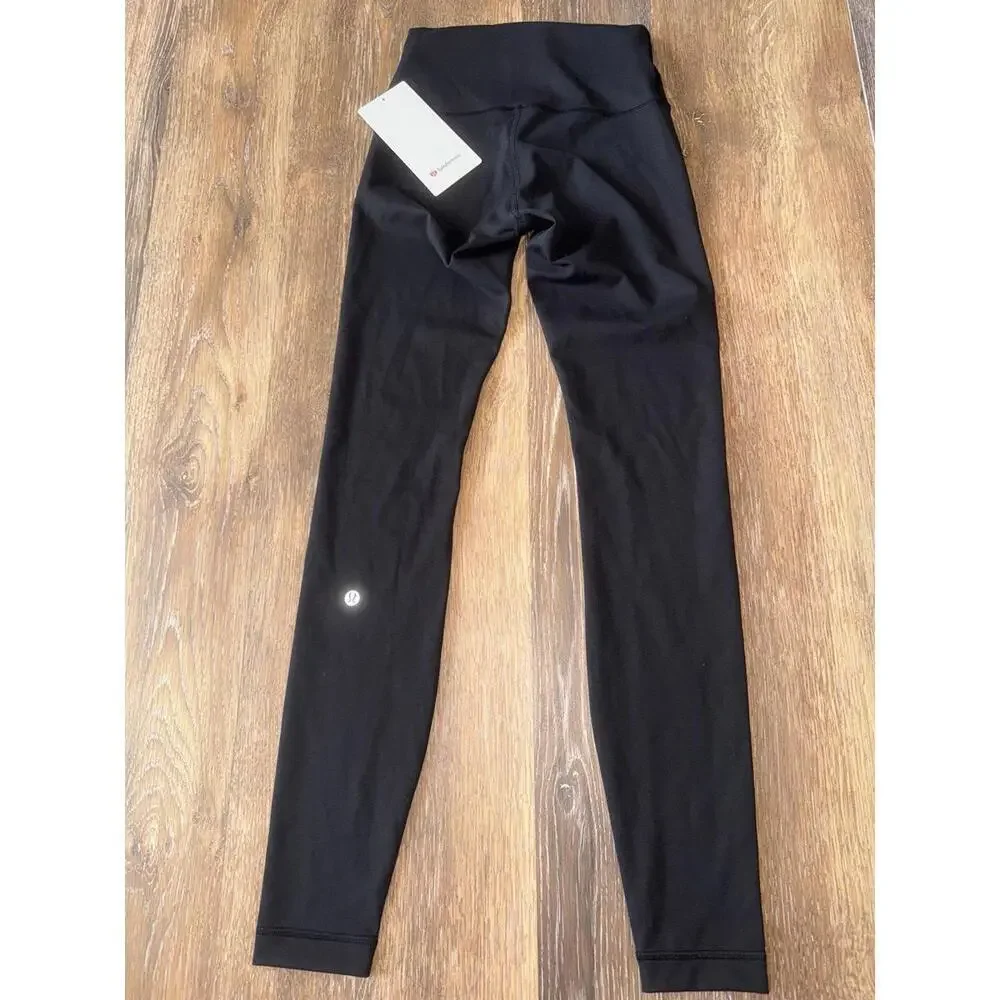 Lululemon Wunder Train High Rise 28” Black Size 4 NWT